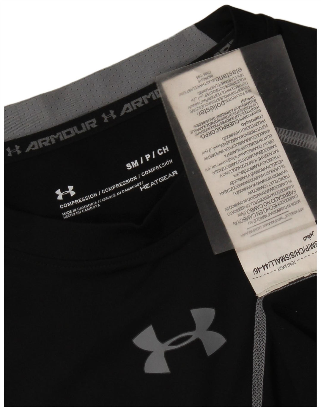 Tricou grafic Under Armour pentru femei Top UK 8 Small Poliester negru