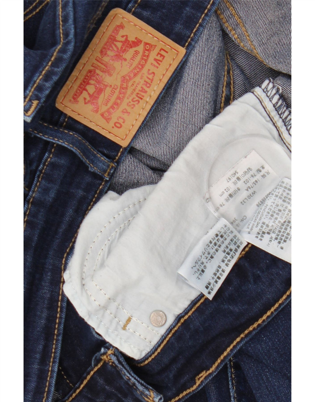 Blugi skinny 711 pentru femei LEVI'S L30 L32 bumbac bleumarin