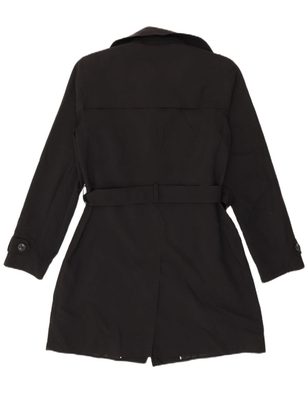 Trench pentru femei Marks & Spencer UK 12 Poliester mediu negru