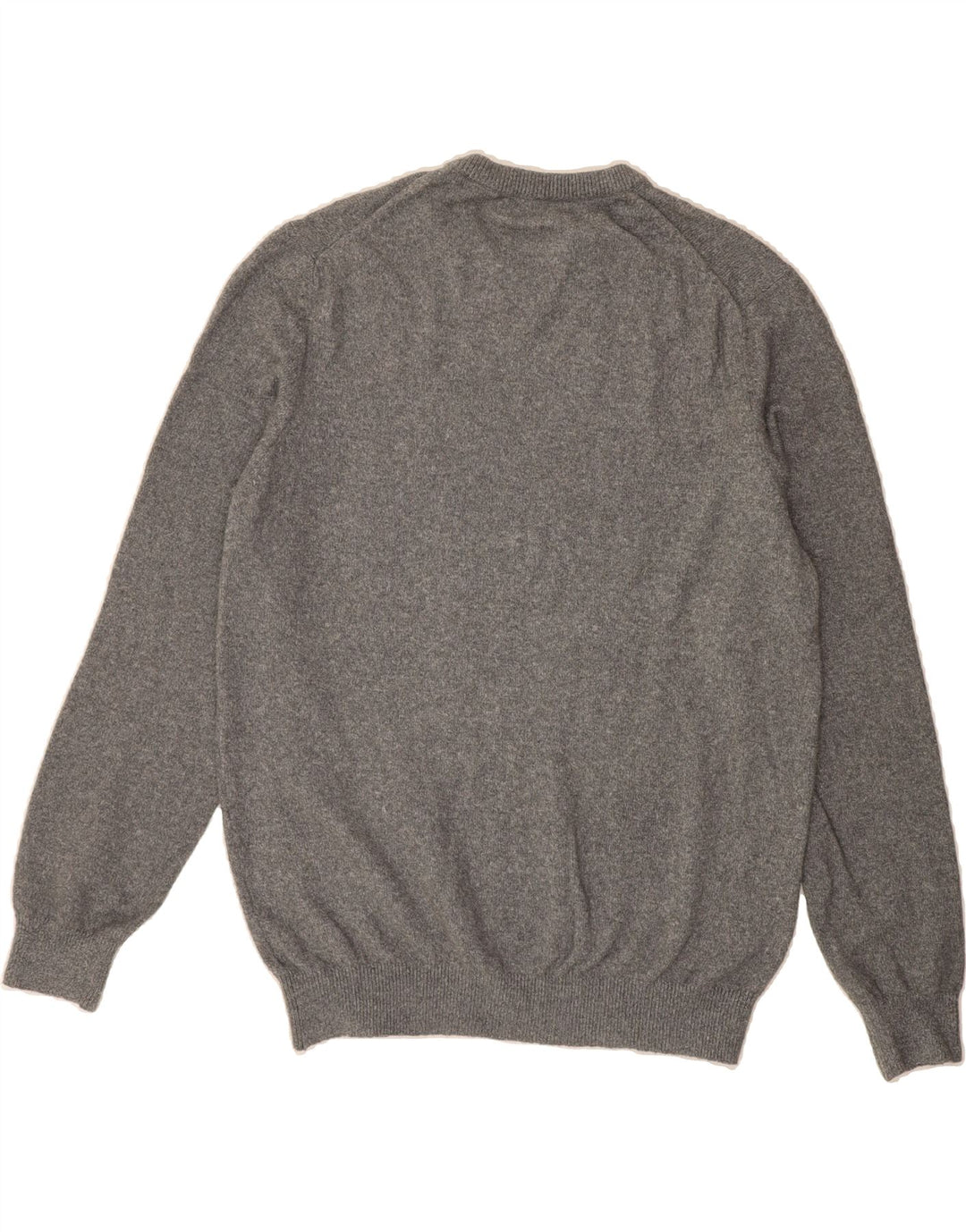 IZOD Mens Crew Neck Jumper Sweater Large Grey Cotton Vintage Izod and Second-Hand Izod from Messina Hembry 
