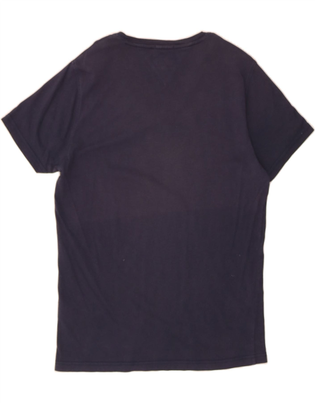 TOMMY HILFIGER Mens T-Shirt Top Medium Navy Blue Cotton Vintage Tommy Hilfiger and Second-Hand Tommy Hilfiger from Messina Hembry 