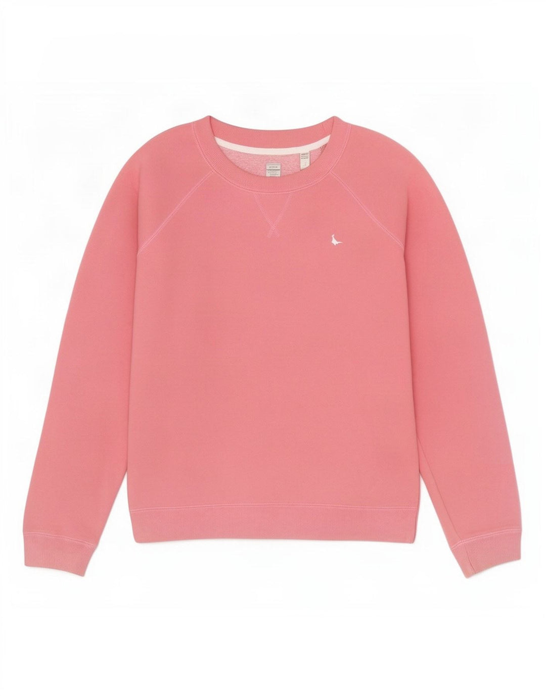 Jack Wills Pulover supradimensionat pentru femei UK 8 Bumbac roz mic