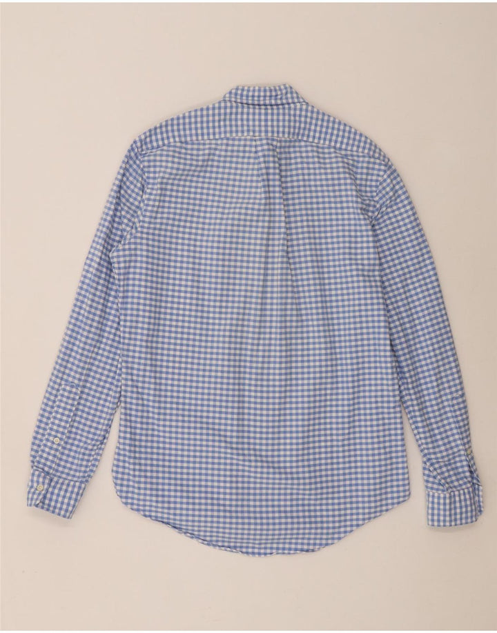 Cămașă personalizată pentru bărbați Ralph Lauren, din bumbac, albastru Gingham