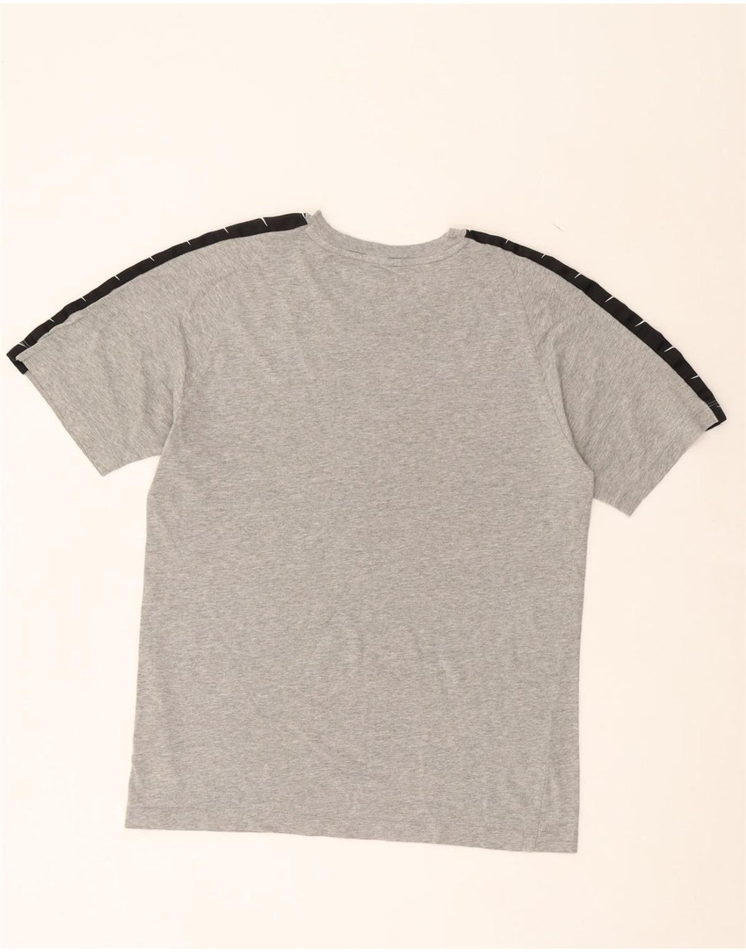NIKE Mens Graphic T-Shirt Top Small Grey Colourblock Cotton