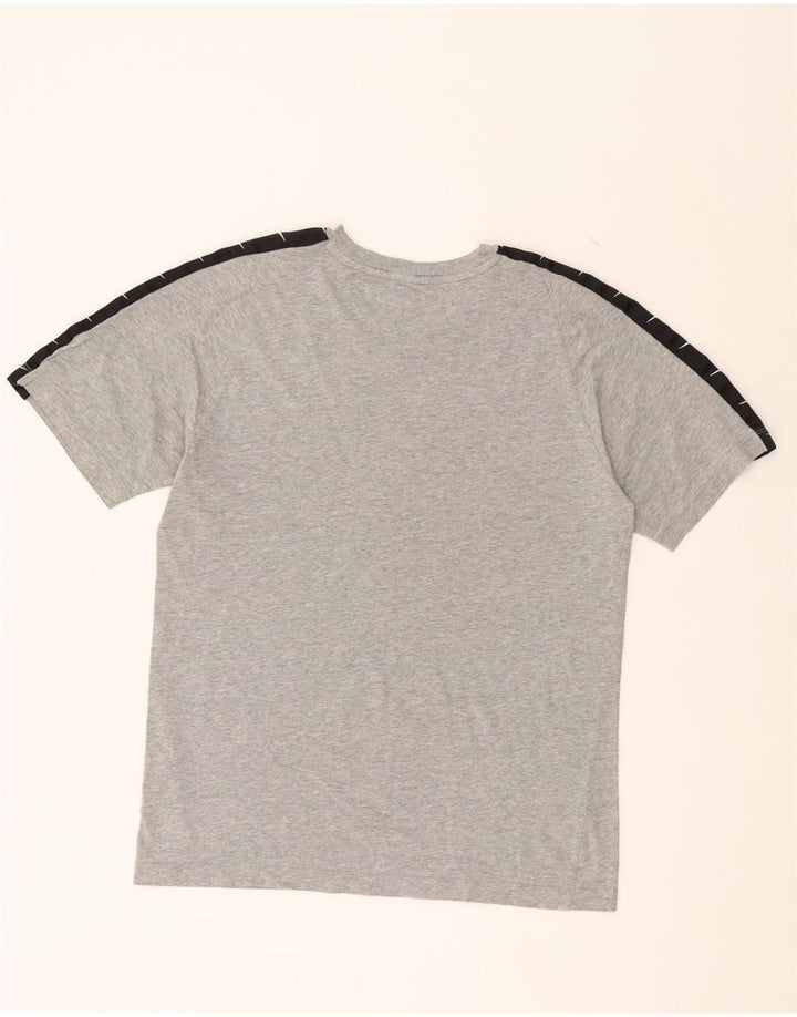 NIKE Mens Graphic T-Shirt Top Small Grey Colourblock Cotton