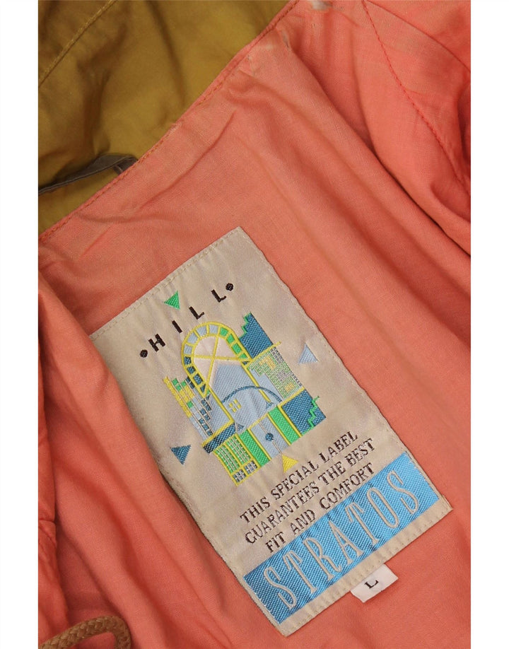 Stratos Bomber Jacket pentru bărbați UK 40 Large Kaki Poliester