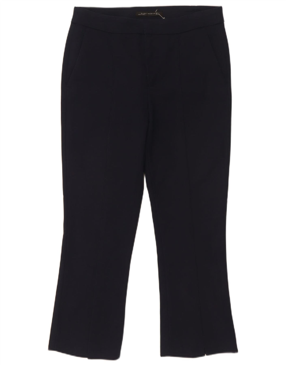 Pantaloni chino Bootcut pentru femei Zara Mici W29 L26 Bleumarin