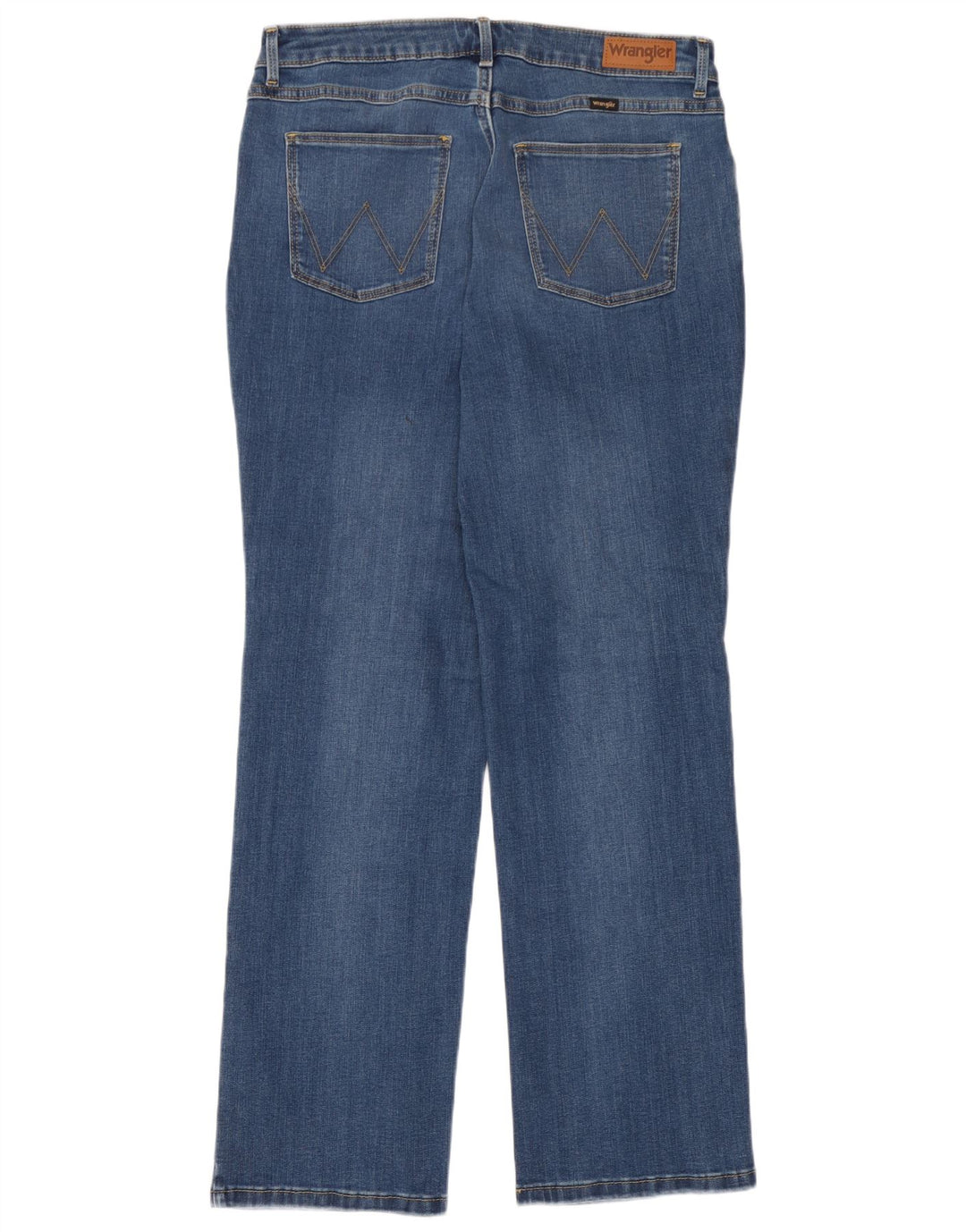 Blugi drepti pentru femei Wrangler W32 L30 Bumbac albastru
