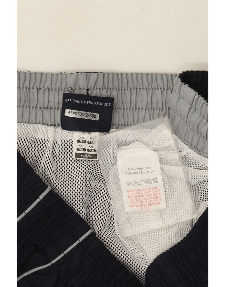 Pantaloni scurți de înot grafic pentru bărbați Umbro 2XL poliester bleumarin