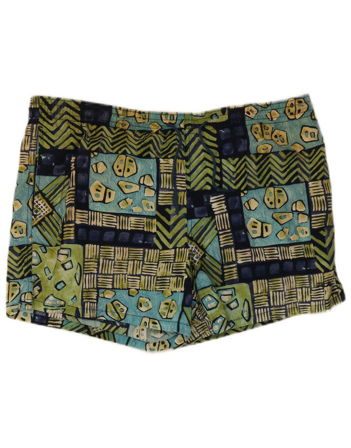 Pantaloni scurți de înot Fila pentru bărbați, mari, multicolore, geometrice, bumbac