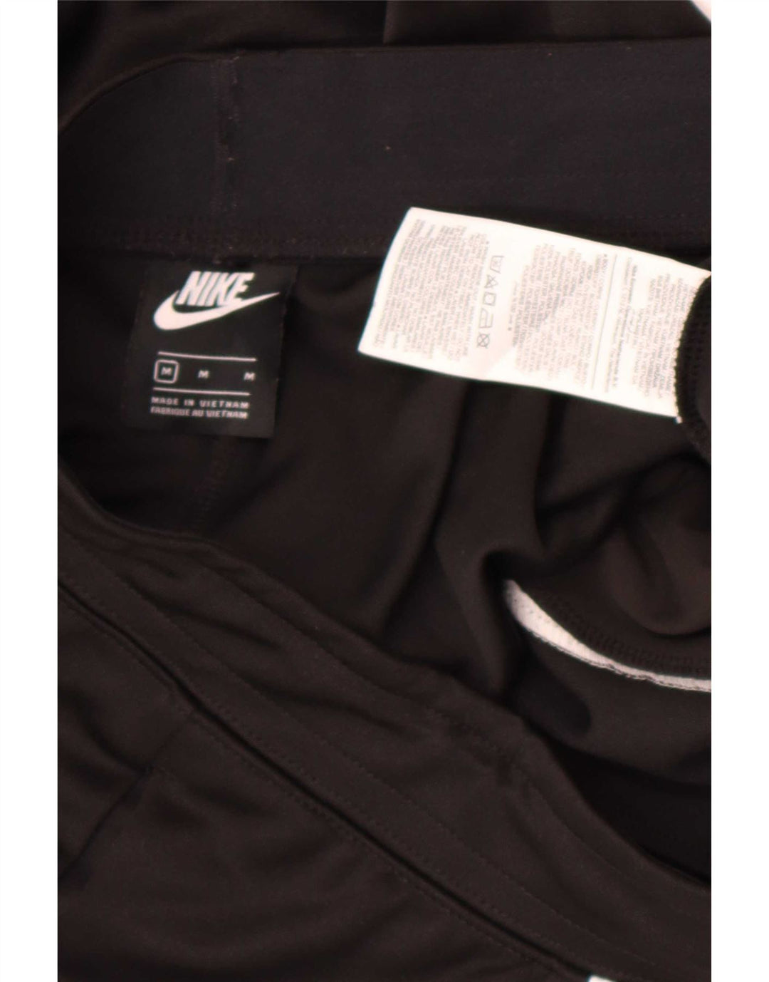 Pantaloni de trening Nike pentru femei, poliester mediu negru