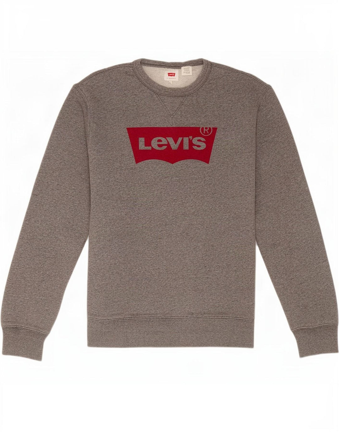 Pulover cu grafic pentru femei Levi's Pulover Clasic cu pături gri mediu