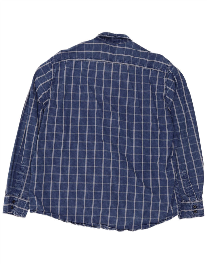 Cămașă pentru bărbați Levi's XL Blue Check Bumbac