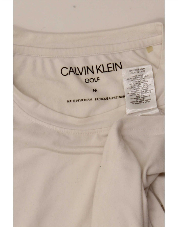 Tricou Calvin Klein pentru bărbați Top Medium White Poliester