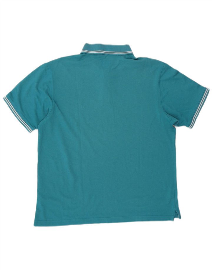 Tricou polo pentru bărbați Champion Easy Fit, mare, albastru, bumbac