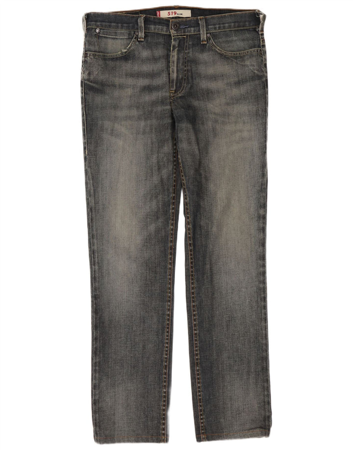Blugi 519 Slim LEVI'S pentru bărbați W32 L30 Bumbac albastru