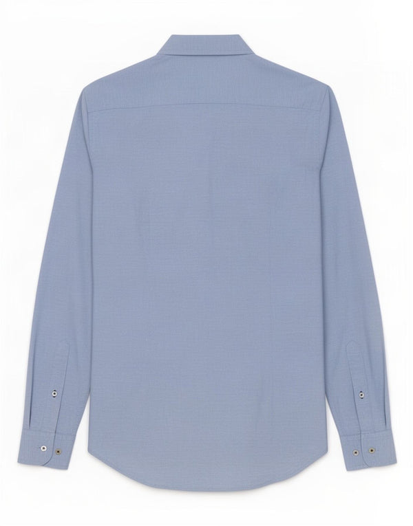 Cămașă pentru bărbați Tommy Hilfiger Stretch Slim Fit XS Albastru