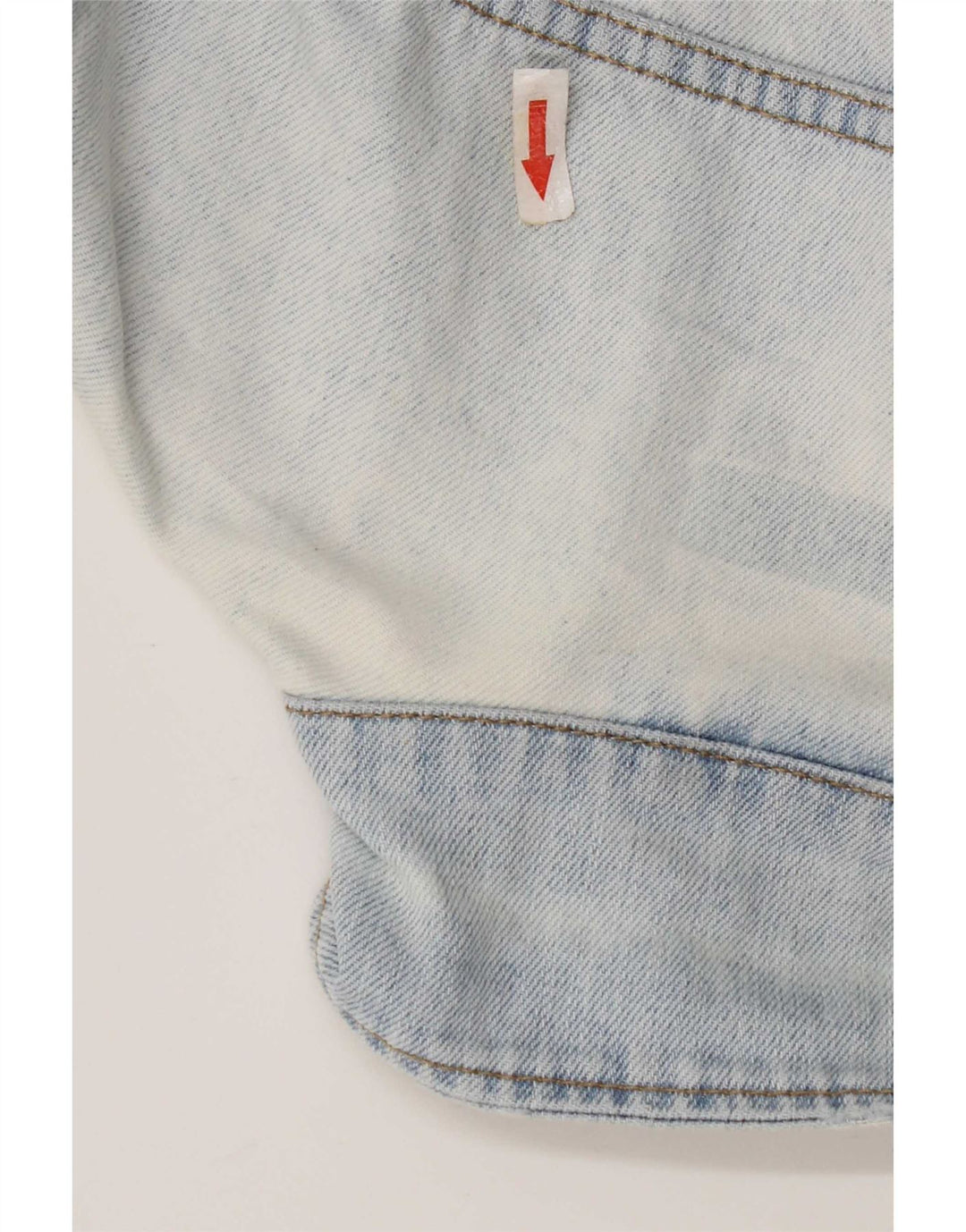 Topshop Jachetă de blugi pentru femei UK 10 Small Blue Bumbac