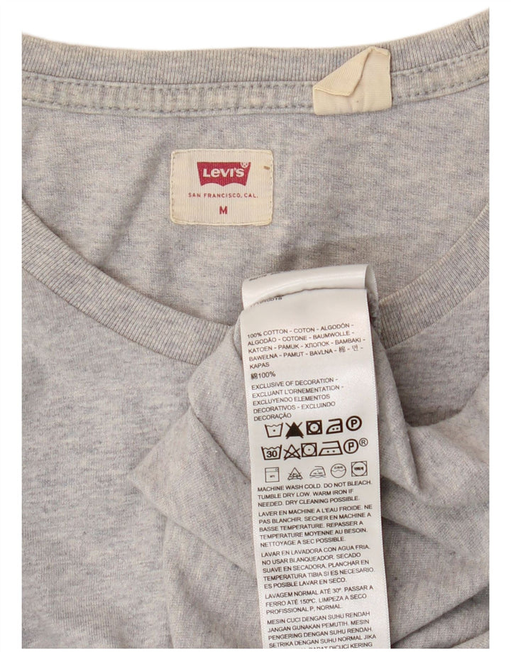 LEVI'S Mens T-Shirt Top Medium Blue Cotton