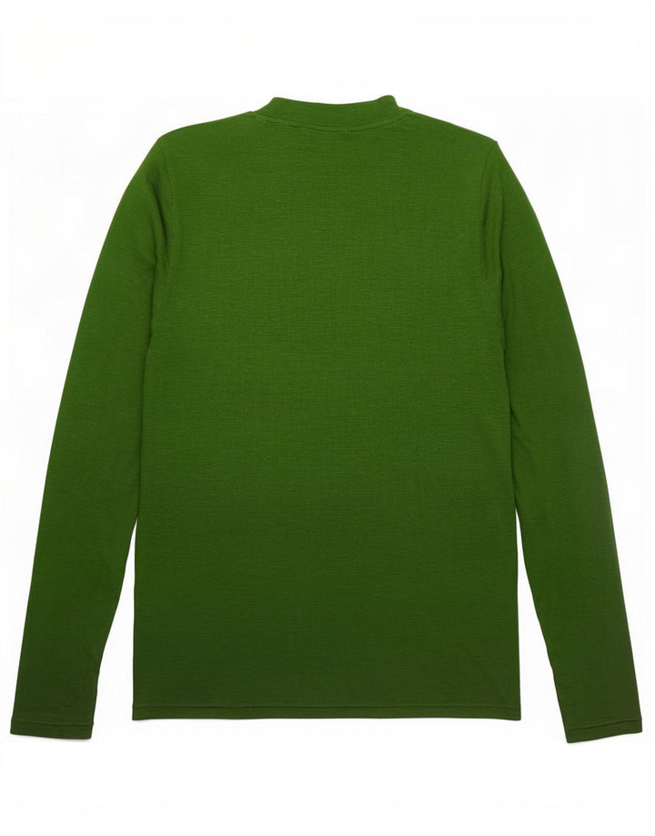 Marks & Spencer Top pentru femei cu mânecă lungă Marea Britanie 14, mare, verde, modal