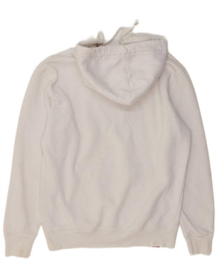 ALPHA INDUSTRIES Pulover cu glugă grafic pentru bărbați, bumbac alb mediu