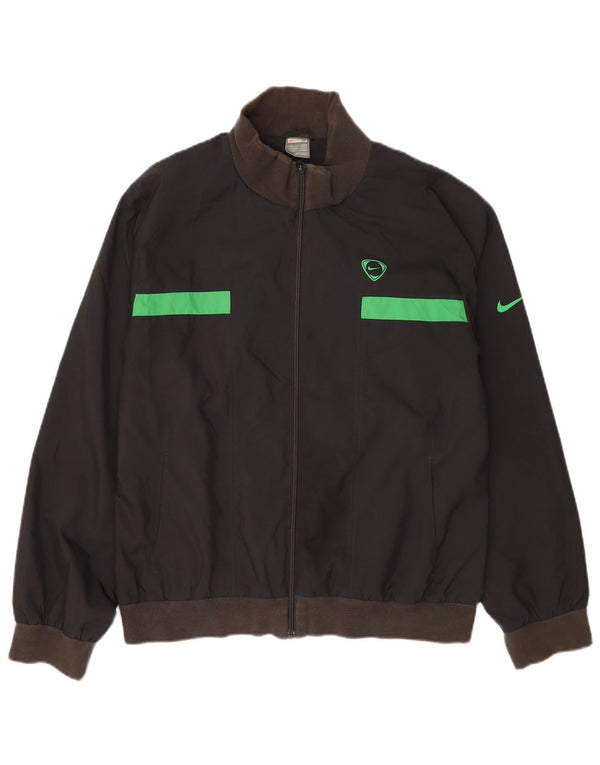 Jachetă de top pentru trening Nike pentru bărbați UK 39/41 Medium Black Poliester Sports