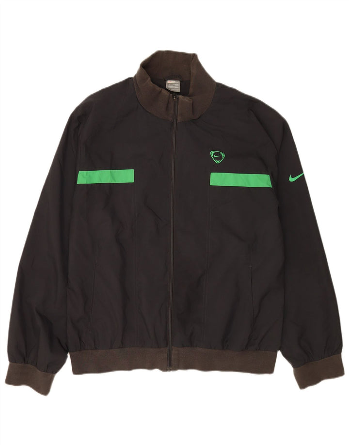Jachetă de top pentru trening Nike pentru bărbați UK 39/41 Medium Black Poliester Sports