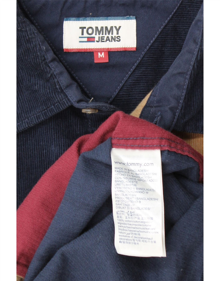 Cămașă pentru bărbați TOMMY HILFIGER din velur, bumbac color bloc mediu, multicolor
