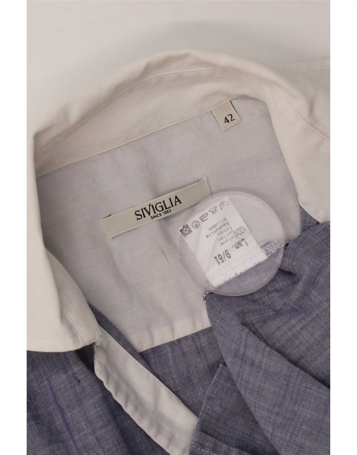 Cămașă cu mânecă lungă pentru femei SIVIGLIA, cu ajustare normală, IT 42 Medium Blue Colorblock