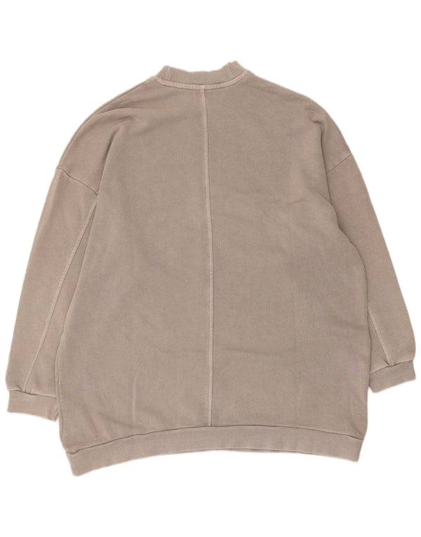 Pulover supradimensionat pentru femei Reebok UK 12/14, gri mediu