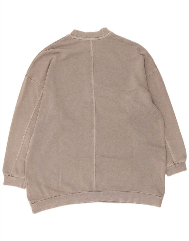 Pulover supradimensionat pentru femei Reebok UK 12/14, gri mediu