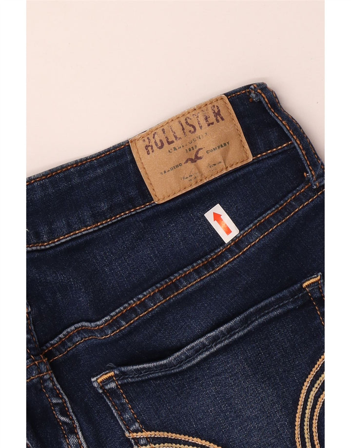 Blugi skinny învechiți pentru femei HOLLISTER US 3 XS W26 L31 Bumbac albastru