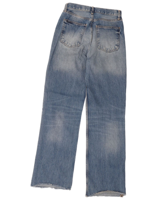 Blugi pentru femei cu talie înaltă Zara EU 36 XS W26 L32 Albastru