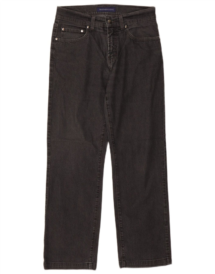 Blugi drepti TRUSSARDI pentru femei W31 L27 gri