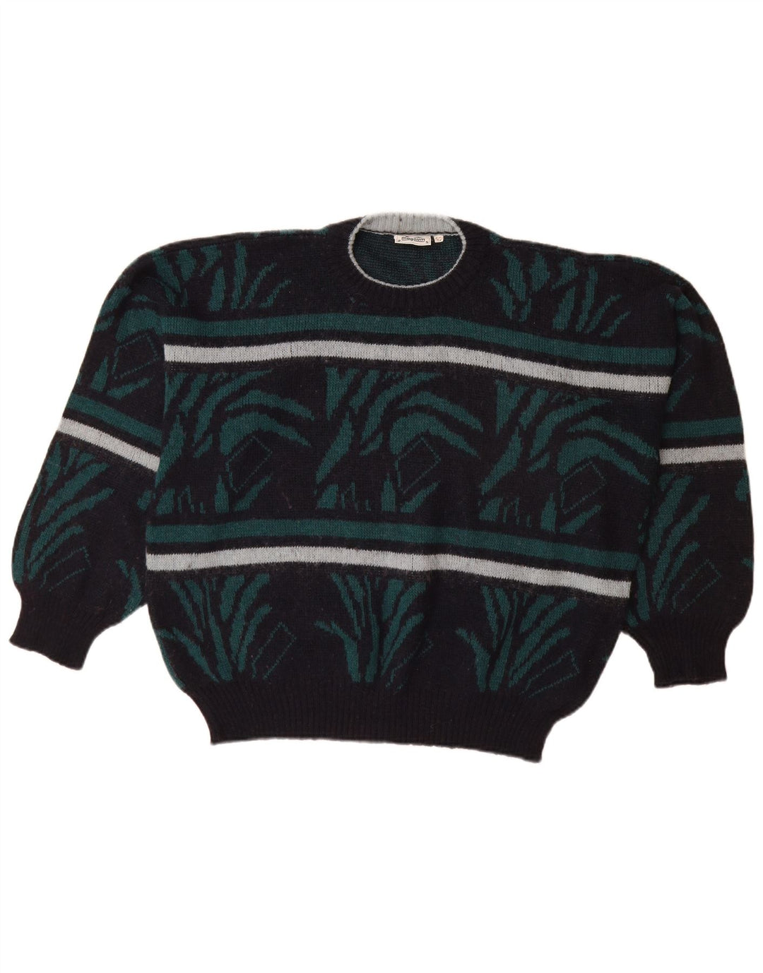 Pulover pentru bărbați MAGNUM cu gât roșu IT 52 mare bleumarin