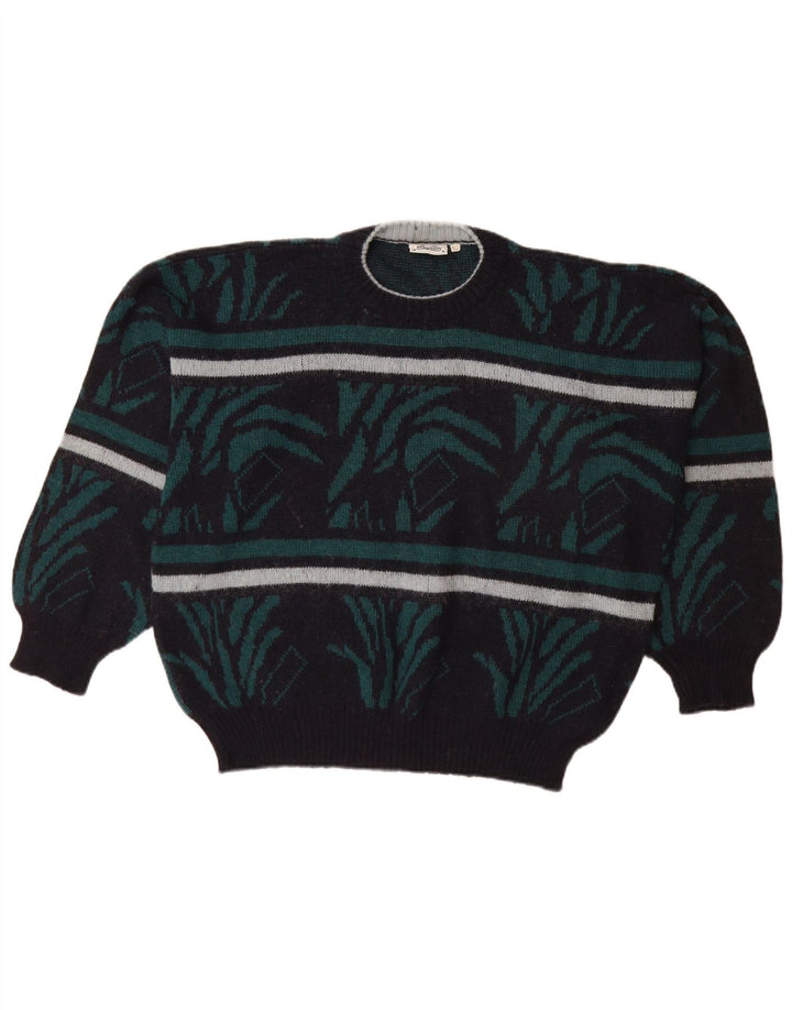 Pulover pentru bărbați MAGNUM cu gât roșu IT 52 mare bleumarin