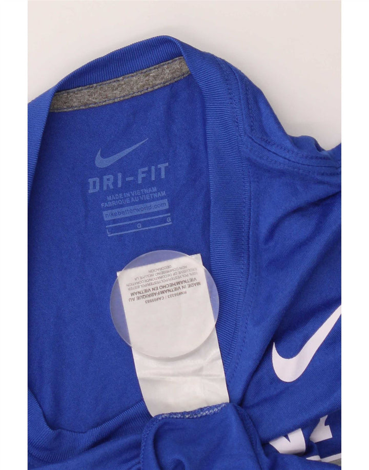Tricou grafic Nike Blue Devils Baseball pentru bărbați Top mare din poliester
