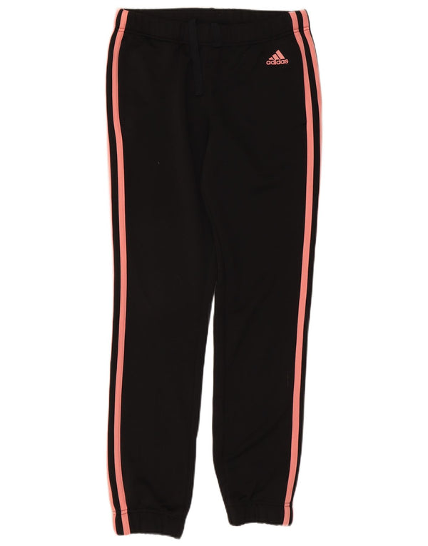 Pantaloni de trening Adidas pentru femei Joggeri UK 8/10 Poliester negru mic