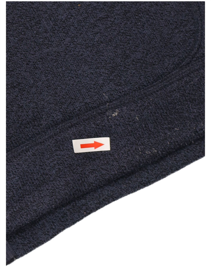 WEIRD FISH Trening pentru bărbați Jachetă de top din poliester bleumarin mic