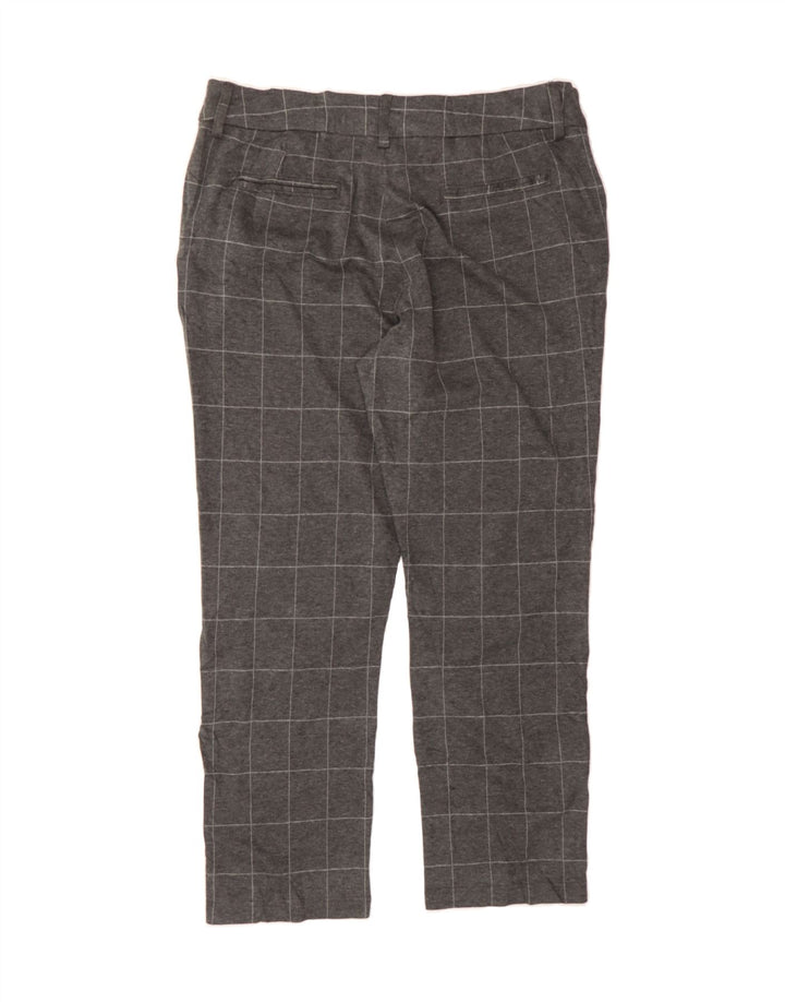LEE Womens Riders Straight Casual Trousers W36 L30  Grey Check Vintage Lee and Second-Hand Lee from Messina Hembry 