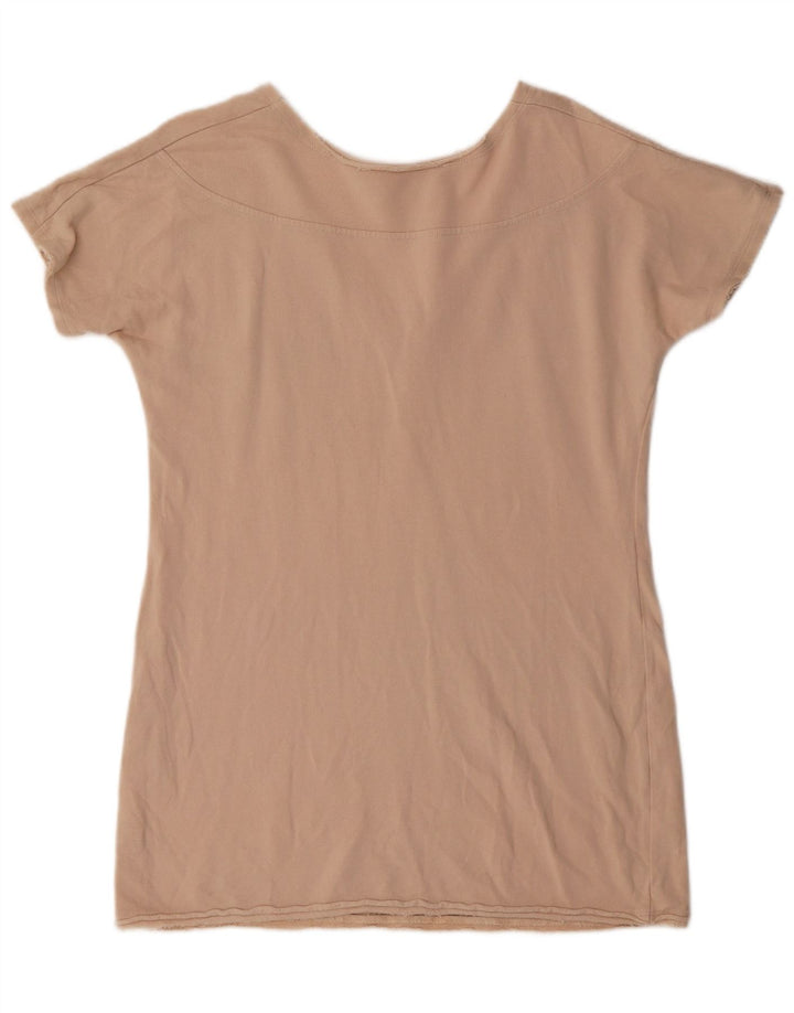 Bluză Femei Elisabetta Franchi Top IT 42 Medium Bej Bumbac