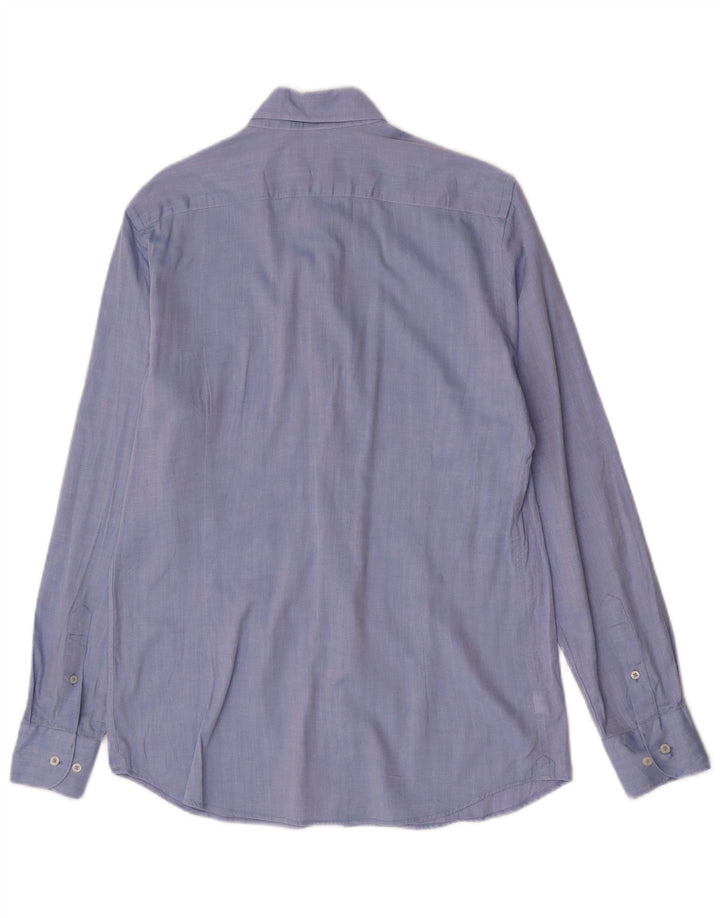Cămașă Massimo Dutti Bărbați EU 40 15 1/2 Bumbac Albastru Mediu