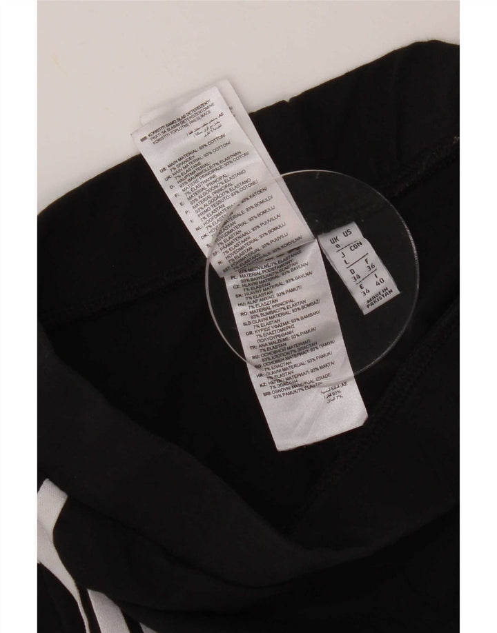 Leggings pentru femei Adidas UK 8 Small Black Bumbac