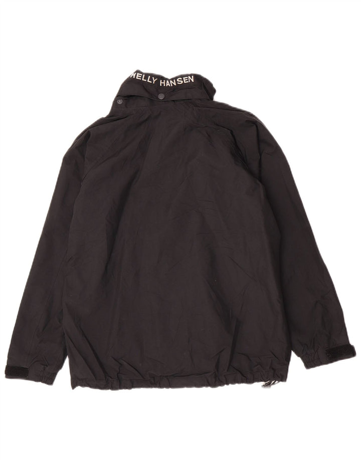 Jachetă Helly Hansen pentru băieți, 11-12 ani, poliester negru