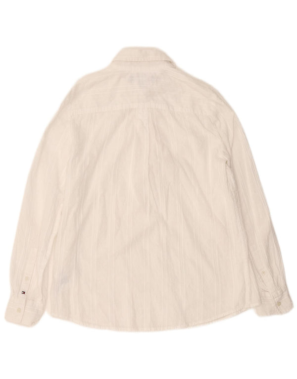 Cămașă pulover pentru femei Tommy Hilfiger, cu croială relaxată, UK 10, cu dungi albe mici