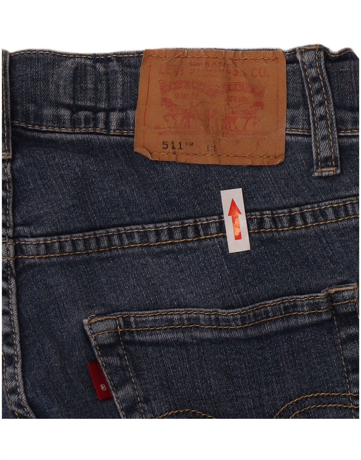 Blugi Levi's 511 Slim 11-12 ani L24 L22 Bumbac albastru
