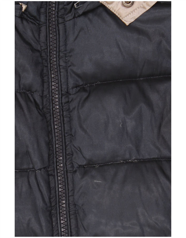 Palton căptușit cu glugă pentru femei Ellesse UK 18 XL poliester negru