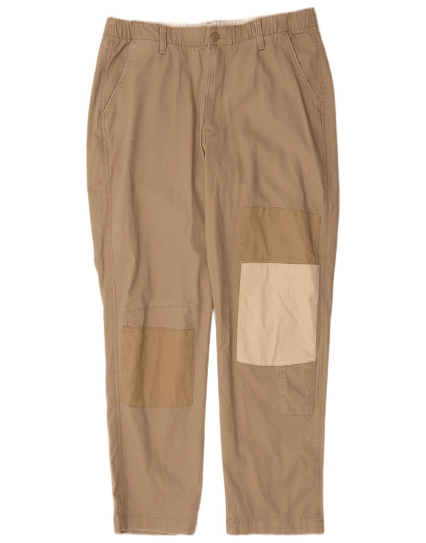 Pantaloni chino conici pentru bărbați Levi's, mari W34 L30, bej, bumbac bloc de culoare