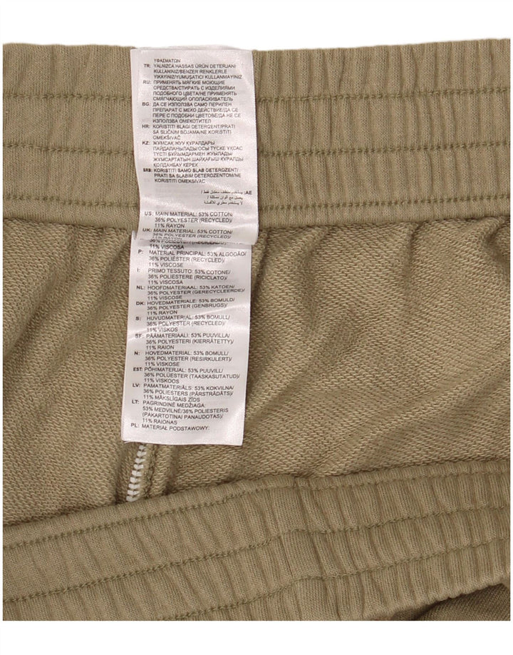 Pantaloni scurți sport adidas pentru bărbați, bumbac kaki mari