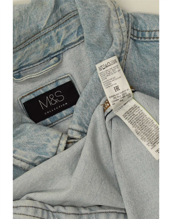 Jachetă de blugi pentru femei Marks & Spencer UK 28 6XL Bumbac albastru